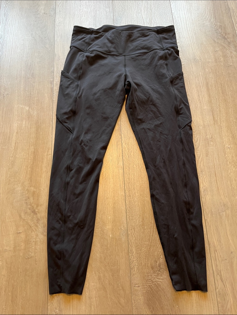 lululemon athletica Black High-Rise Leggings with Side Pockets